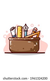 Design toolbox illustration hand drawing
