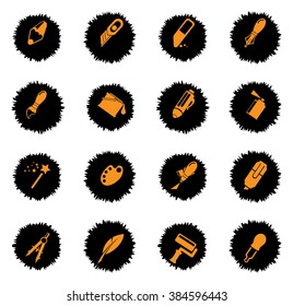 Design tools icons set for web sites and user interface