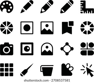 Iconos de herramientas de diseño Vector Pack