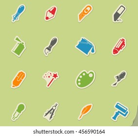 Design tools simply icons for web and user interface