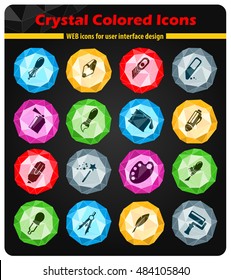 Design tools simply icons for web and user interface