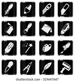 Design tools. simply symbol for web icons