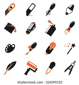 Design tools. simply symbol for web icons