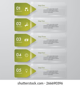 Design transparency banners template/graphic or website layout. Vector.