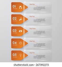 Design transparency banners template/graphic or website layout. Vector.