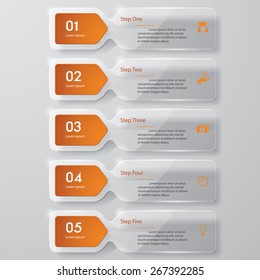 Design transparency banners template/graphic or website layout. Vector.