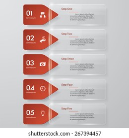 Design transparency banners template/graphic or website layout. Vector.