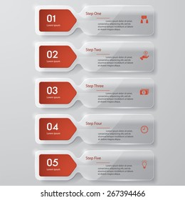 Design transparency banners template/graphic or website layout. Vector.