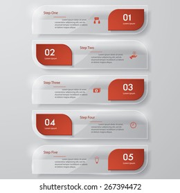 Design transparency banners template/graphic or website layout. Vector.