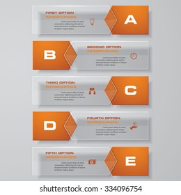 Design transparency banners template/graphic or website layout. Vector.