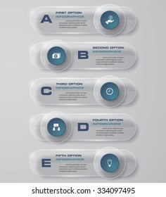 Design transparency banners template/graphic or website layout. Vector.