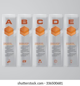 Design transparency banners template/graphic or website layout. Vector.