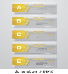 Design transparency banners template/graphic or website layout. Vector.
