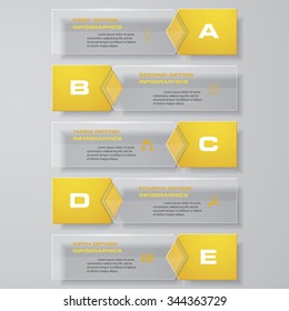 Design transparency banners template/graphic or website layout. Vector.