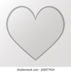 design transparent heart