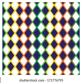 Design of trapezium background pattern