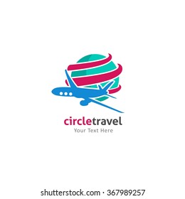 Design Travel Logo. Vector Illustration