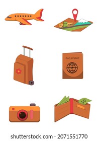 design travel theme set bundle