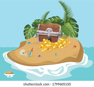 design - treasure - the small island 