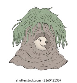 Design of tree with hole draw