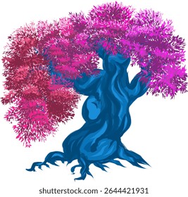 design de uma imagem de árvore que tem folhas muito exuberantes e bonitas