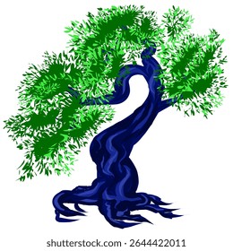 design de uma imagem de árvore que tem folhas muito exuberantes e bonitas