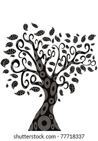 design of Tree silhouette