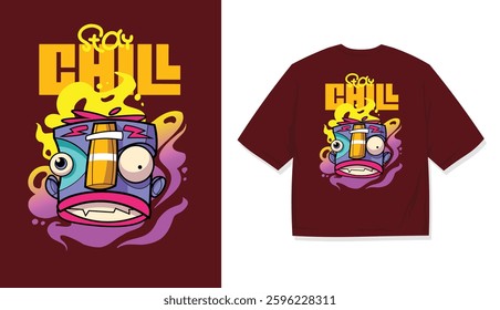 Design Trendy Casual Wear Illustration for T-Shirts Soft Aesthetic T-Shirt Design with Cozy Vibes