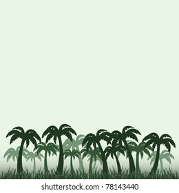 Design of tropical jungle