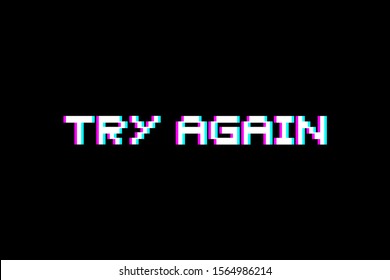 design of try again message