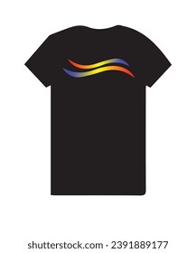 design t-shirt vector graphic black