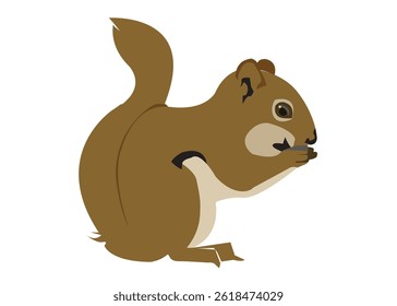 design tupai or bajing or squirrel vector