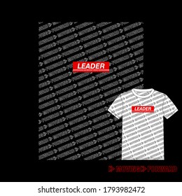 Design typography modern lines, MOVING FORWARD, for t shirt print, poster, vector

