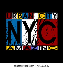 Design typography t.shirt illustration vector