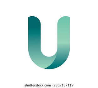 design of u logo, latter logo