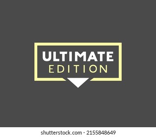 Design of ultimate edition symbol