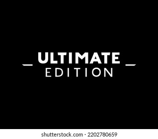 Design of ultimate edition symbol