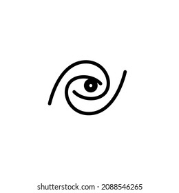 design unique eye vector line art