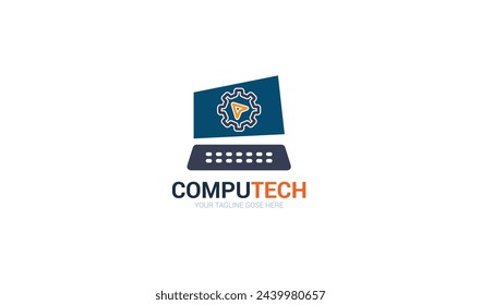 Design with Unique and Simple Desktop Image Vector Isolated on White Background. 
