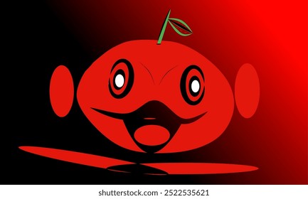 Design Unique vector. Background, wallpaper. Concept : Angry monster helloween