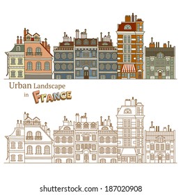 Design of Urban Landscape and Typical French Architecture