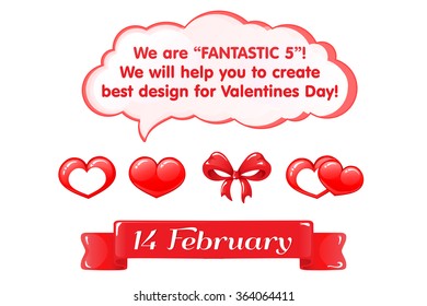 Design for Valentine's day