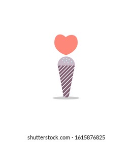 Design the Valentine's Day Ice Cream Template