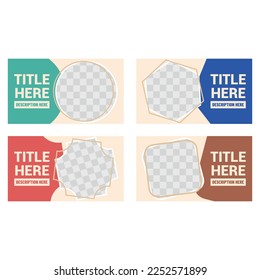 Diseño de varias miniaturas de colores