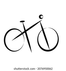 Design vector about bike's logo