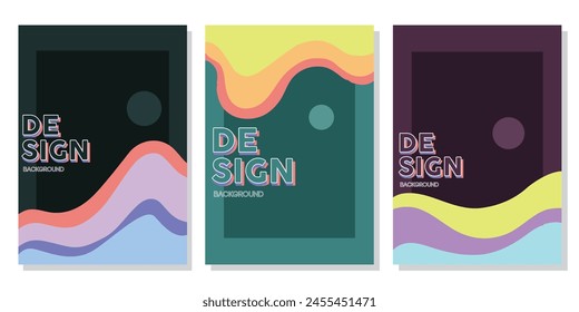 Fondo abstracto del color pastel del Vector del diseño para el Anuncio, el póster, el volante, el folleto y el contenido de las redes sociales
