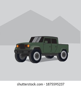 design vector of adventure car