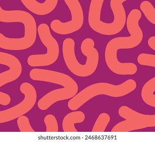 design vector art seamless pattern with scribble style