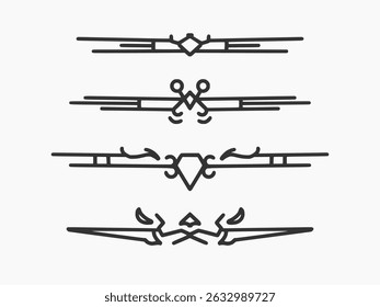 design vector artistic lines for printing, social media, books, frame artwork, social media frames, and other