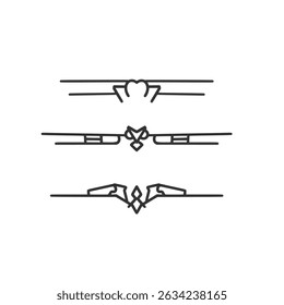 design vector artistic lines for printing, social media, books, frame artwork, social media frames, and other